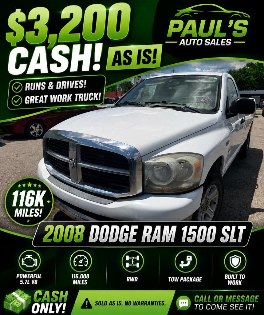 2008 Dodge Ram 1500 SLT Regular Cab SWB's photo